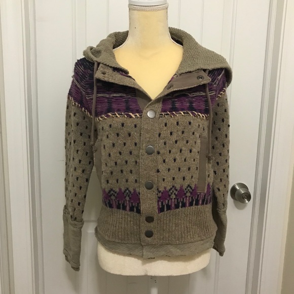 Free People On My Way hooded sweater Small - Picture 1 of 8